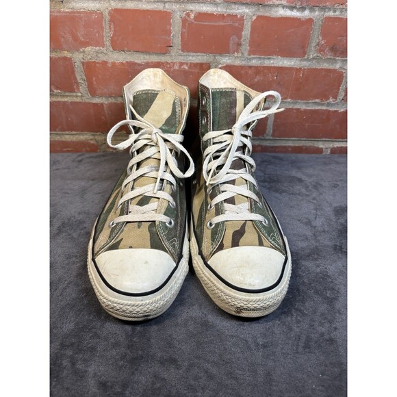 Vintage 90s Converse All Star Shoes Camouflage Made In USA  display picture 2